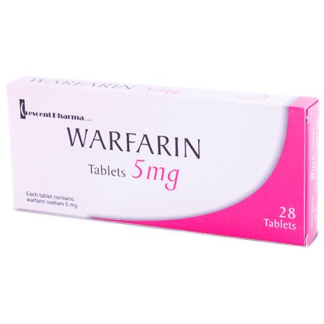 دواعي استعمال وارفارين Warfarin