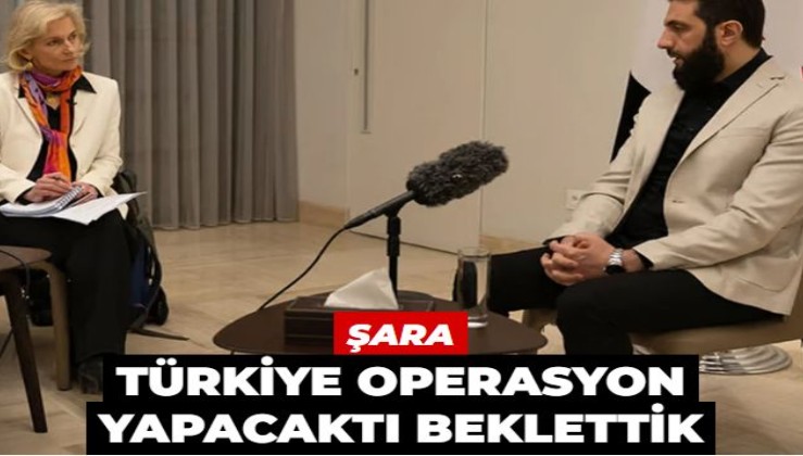 HTŞ Lideri Şara: Türkiye operasyon yapacaktı beklettik