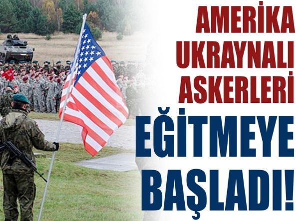 ABD Ukrayna askerlerini eğitmeye başladı