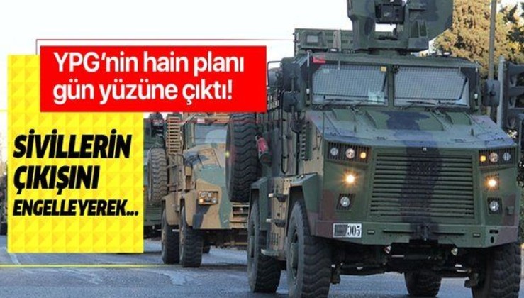 Barış Pınarı harekatı öncesi YPG'nin hain planı gün yüzüne çıktı! "Sivillerin bölgeden çıkışına izin vermeyerek...".