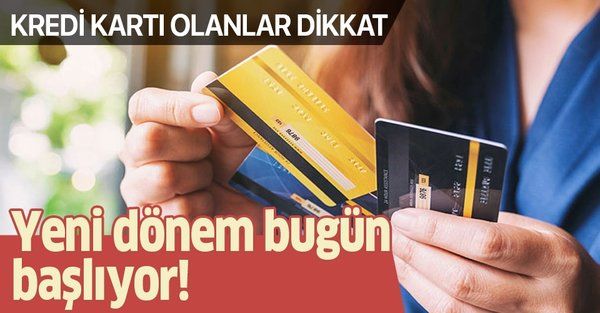 Kredi kartı olanlar dikkat! Yeni düzenleme Resmi Gazete'de yayımlandı!
