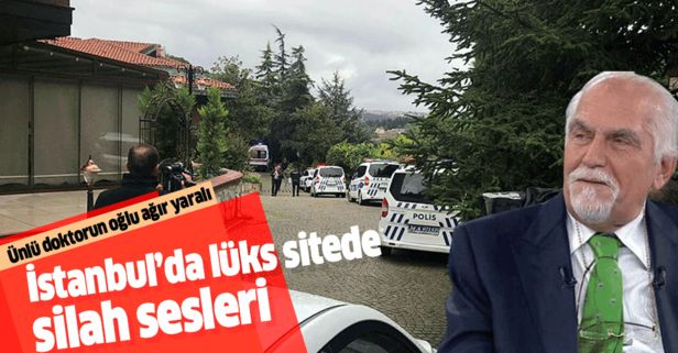 İstanbul'da lüks sitede dehşet! Ünlü doktor Erkan Topuz'un oğlu yaralandı.