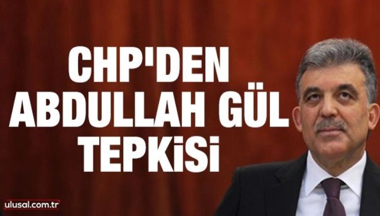 Abdullah Gül tepkisi: Sorulması gereken en can alıcı sorular...