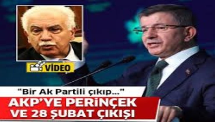 Davutoğlu: AKP, Perinçekle işbirliği yapıyor!