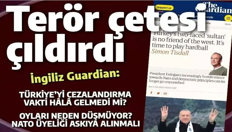 Terör koalisyonu çıldırdı: Şimdi de İngiliz gazete Türkiye'yi 'cezalandırma' çağrısı yaptı