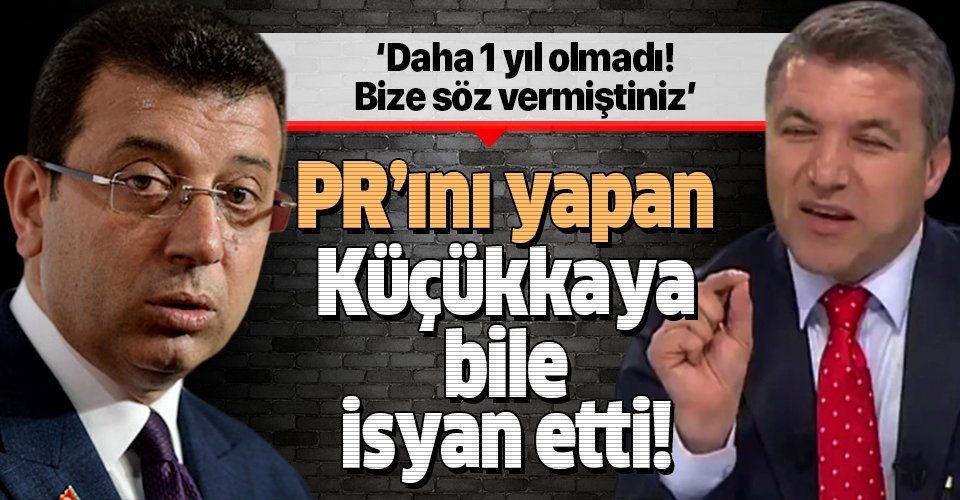 Ekrem İmamoğlu'nun PR'nı yapan İsmail Küçükkaya, İstanbul'daki su zammına isyan etti: Bize söz vermiştiniz.