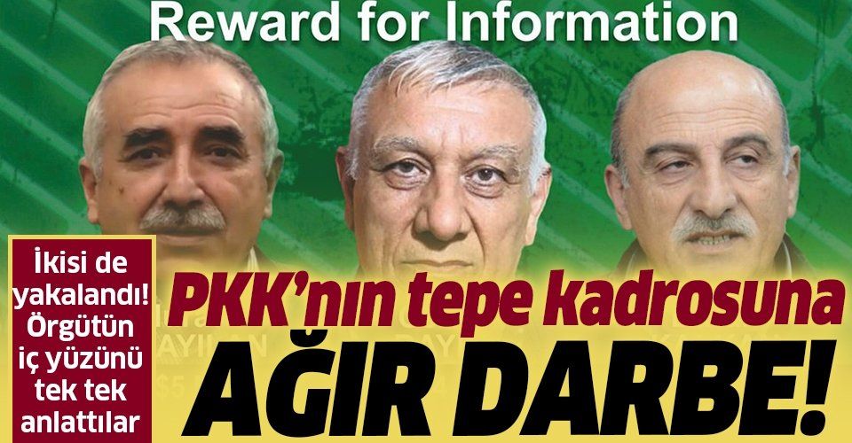Son dakika haberi: PKK elebaşları Murat Karayılan ve Cemil Bayık'ın korumalığını da yapan 2 terörist yakalandı.
