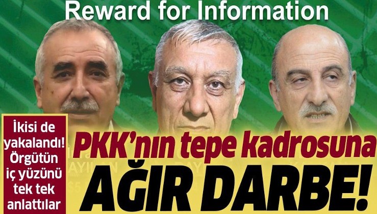 Son dakika haberi: PKK elebaşları Murat Karayılan ve Cemil Bayık'ın korumalığını da yapan 2 terörist yakalandı.