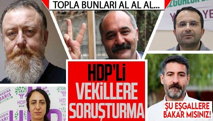 Son dakika: Van Cumhuriyet Başsavcılığı, HDP'li 5 milletvekili hakkında soruşturma başlattı