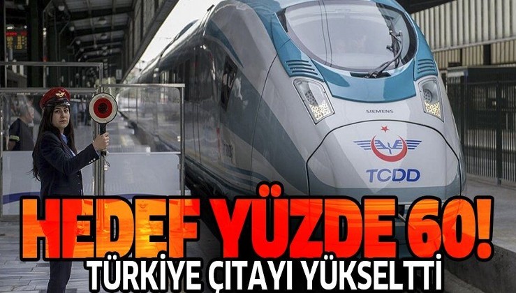 Bakan Karaismailoğlu duyurdu: Demir yolu yatırım payı yüzde 60 olacak