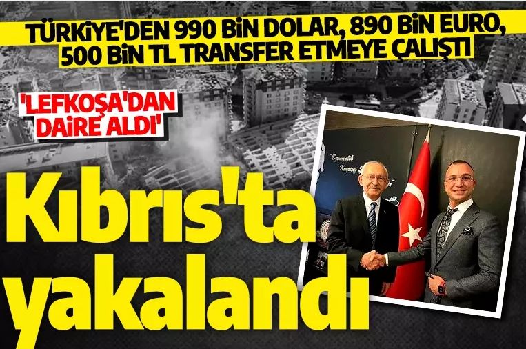 83 kişiye mezar olan apartmanın müteahhidi Lefkoşa'da yakalandı: 990 bin Dolar, 890 bin Euro, 500 bin TL...