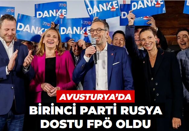 Avusturya’da birinci parti Rusya dostu FPÖ oldu