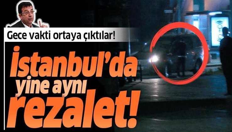 İstanbul'da değnekçi rezaleti sürüyor! İSPARK otoparkında yine aynı görüntüler.