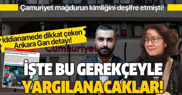 Cumhuriyet gazetesi muhabiri Alican Uludağ ve Sorumlu Yazıişleri Müdürü Olcay Büyüktaş Akça hakkındaki iddianame hazırlandı!