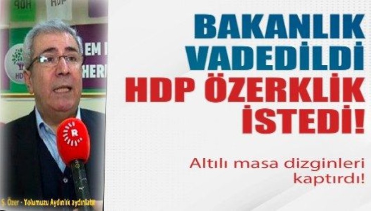 HDP'li vekilden skandal 'özerklik' çıkışı: Kürtler kendilerini yönetmek istiyor