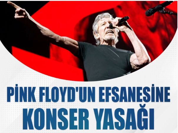 Pink Floyd'un efsanesine konser yasağı