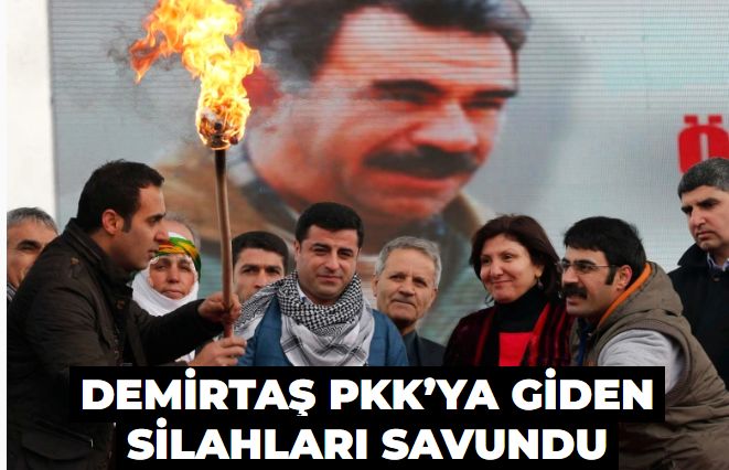 Demirtaş PKK’ya giden silahları savundu