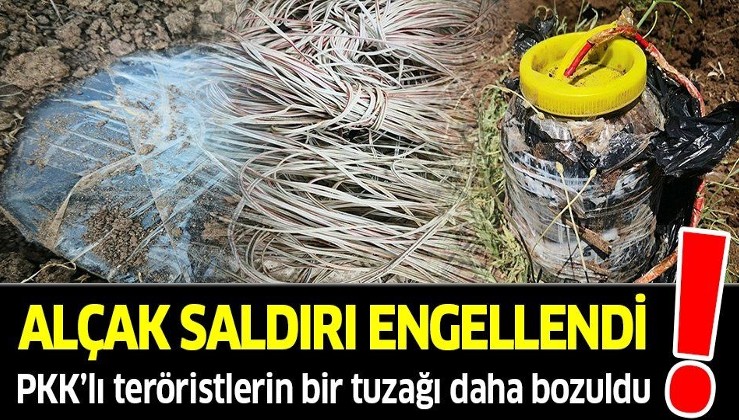 Geçiş güzergahına tuzaklanmış... Tunceli'de terör örgütü PKK'ya ait patlayıcı ve mühimmat ele geçirildi