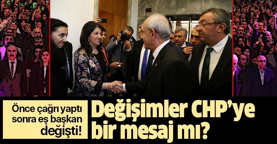 HDP Eş Genel Başkanı Sezai Temelli'nin gidişi CHP'ye bir mesaj mı?.
