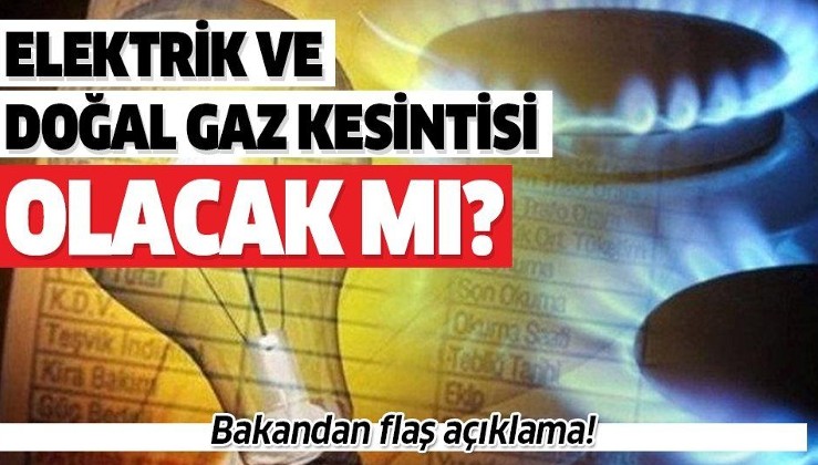 Son dakika: Elektrik ve doğal gaz kesintisi olacak mı? Enerji Bakanı Fatih Dönmez açıkladı!