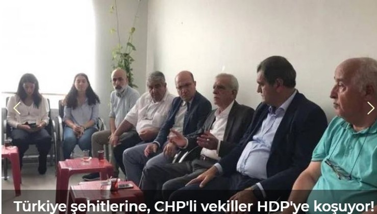 3 şehit verdiğimiz gün CHP’den HDP’li Türk’e dayanışma ziyareti
