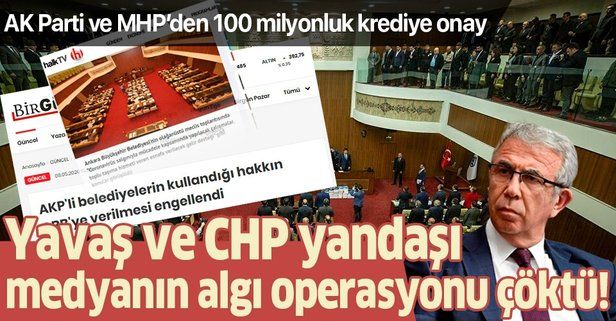 AK Parti ve MHP'den Ankara'da 100 milyon liralık krediye onay