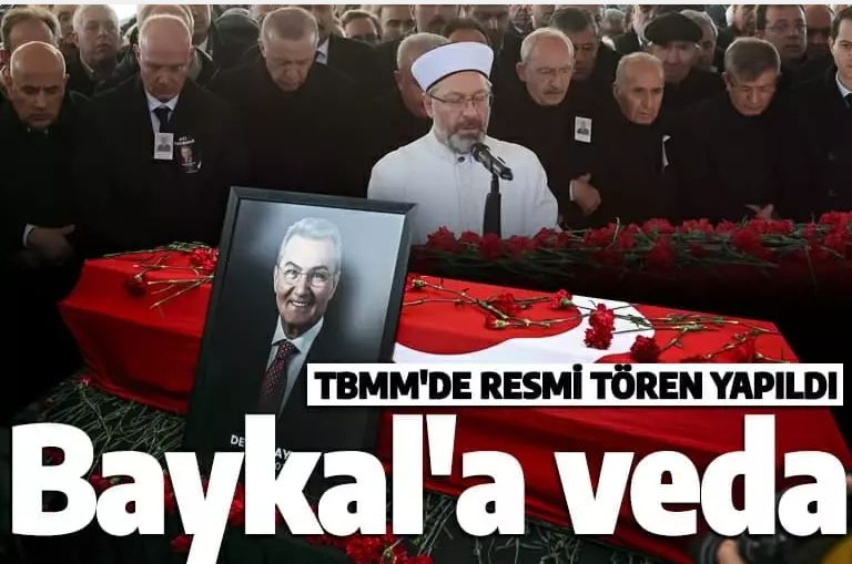 Deniz Baykal son yolculuğuna uğurlandı! Cenaze törenine Cumhurbaşkanı Erdoğan da katıldı