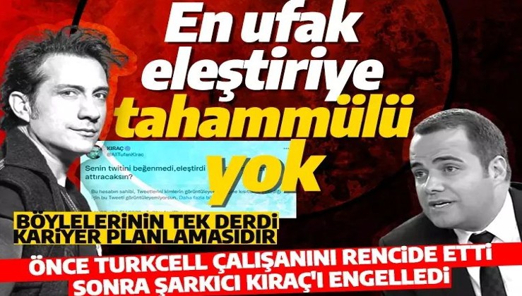 Özgür Demirtaş'ın en ufak bir eleştiriye tahammülü yok! Önce Turkcell çalışanını rencide etti sonra Kıraç'ı engelledi.