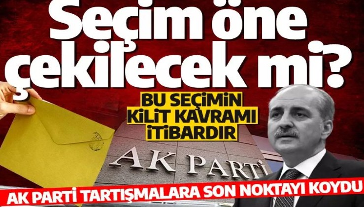 AK Parti'den son dakika seçim açıklaması! 'Hayati önem arz ediyor'