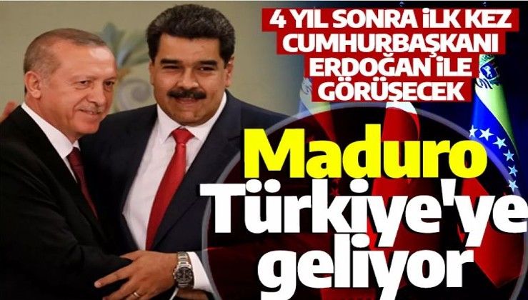 Son dakika: ABD'yi dize getiren lider geliyor: 4 yıl sonra ilk! Venezuela Devlet Başkanı Maduro Türkiye'ye geliyor