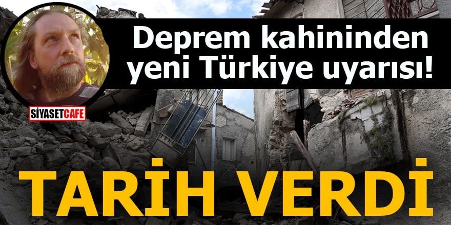 Deprem kahininden yeni Türkiye uyarısı! Tarih verdi