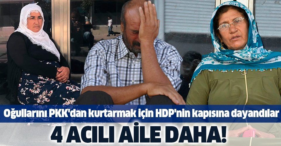 Son dakika: Diyarbakır'da HDP önünde eylem yapan aile sayısı 4'e çıktı.