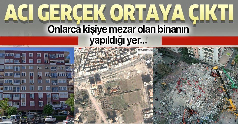 İzmir depreminde çöken Bayraklı'daki Rıza Bey Apartmanı'nın sulak bostana yapıldığı ortaya çıktı