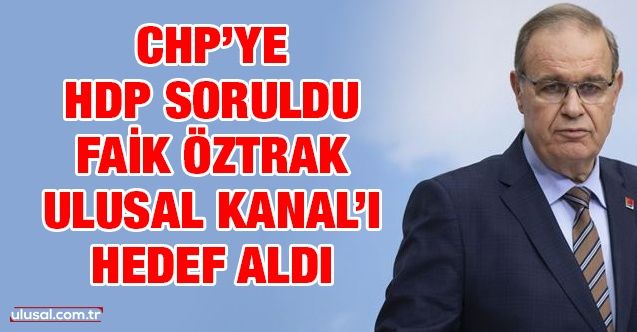 CHP’ye HDPKK soruldu, Öztrak soruya yanıt vermek yerine bakın ne yaptı.