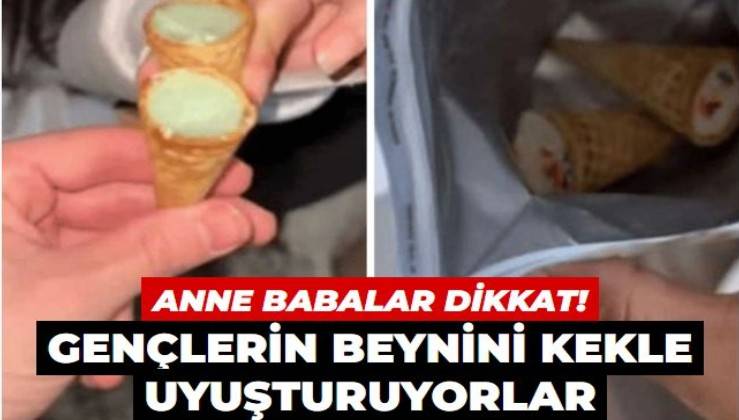 Anne babalar dikkat! Gençlerin beynini kekle uyuşturuyorlar