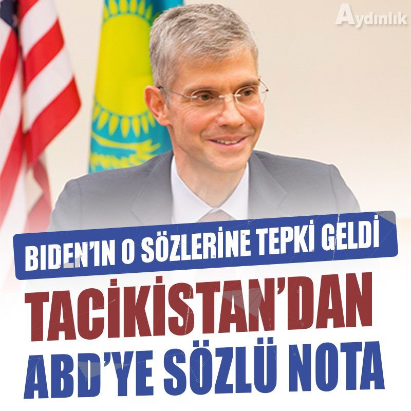 Tacikistan'dan ABD büyükelçisine sözlü nota