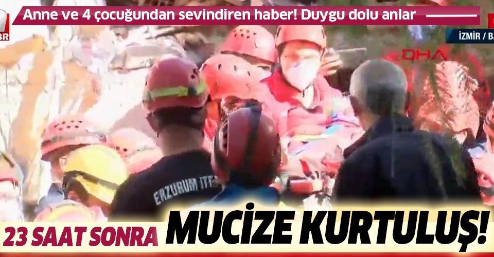 SON DAKİKA: İzmir’de Doğanlar Apartmanı’nda bir anne ve 4 çocuğu enkazdan çıkarıldı