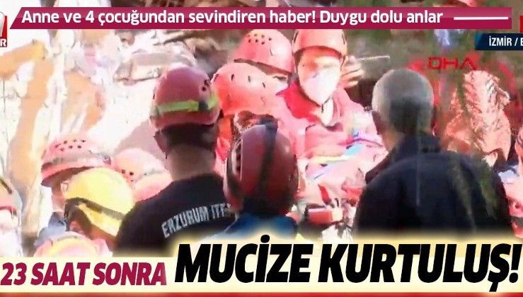 SON DAKİKA: İzmir’de Doğanlar Apartmanı’nda bir anne ve 4 çocuğu enkazdan çıkarıldı