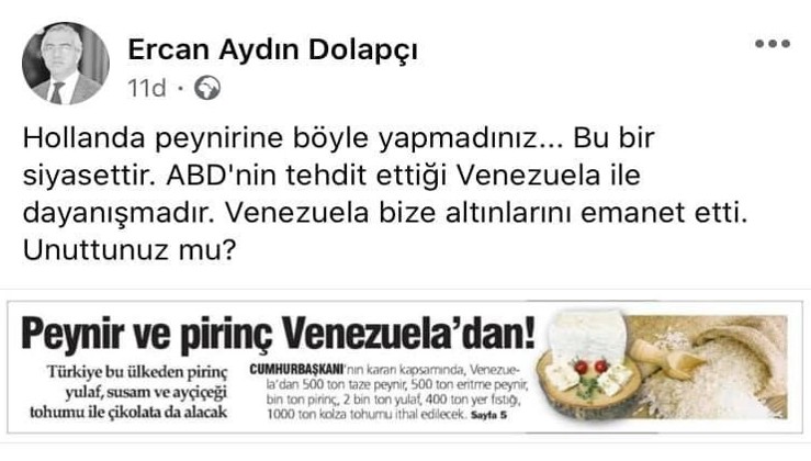 Altınlarını Türkiye'ye emanet eden ABD emperyalizmine direnen dost ülke Venezuela'ya karşı psikolojik savaş
