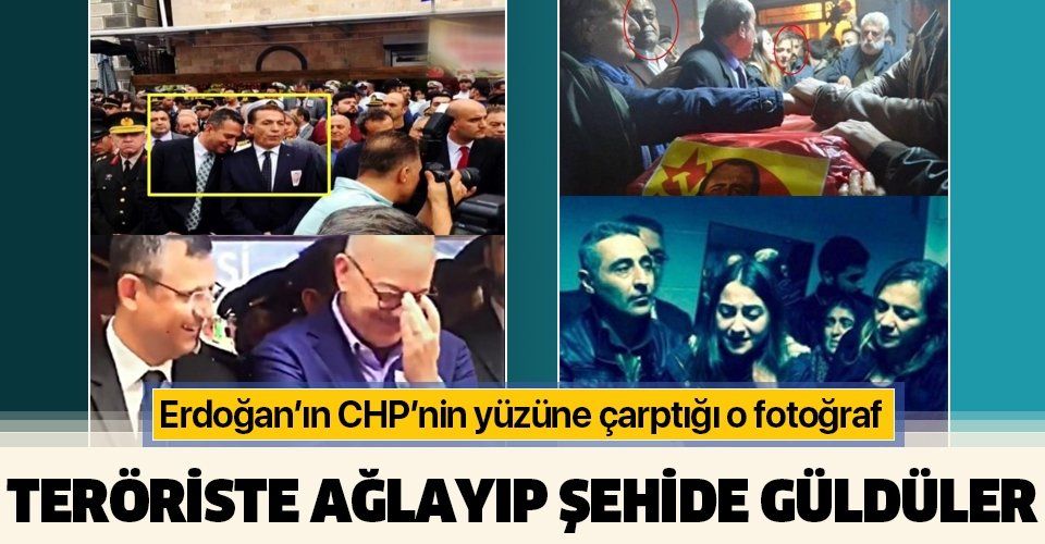 Erdoğan CHP'li Ali Mahir Başarır'a şehit cenazesindeki fotoğrafı hatırlattı: Ahlaksız adam, pişmiş kelle gibi sırıtıyor