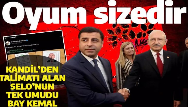 Selahattin Demirtaş'ın umudu Kılıçdaroğlu: Benim oyum sizedir