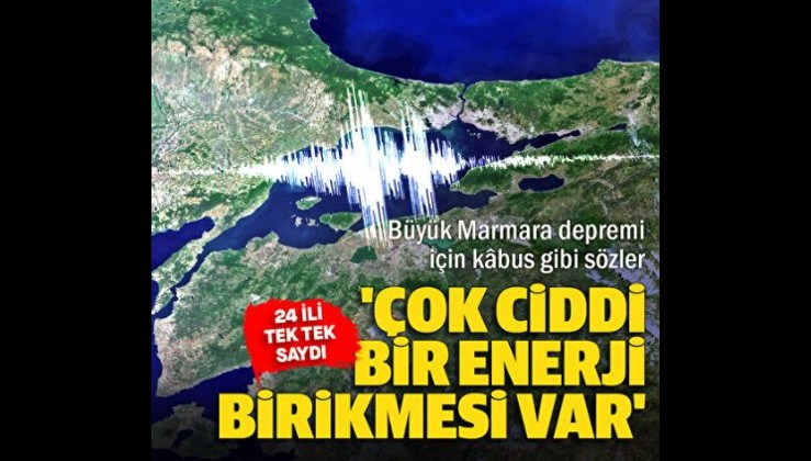 Büyük İstanbul Depremi ile ilgili kabus gibi açıklama