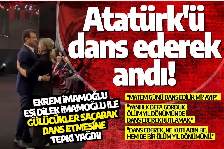 İmamoğlu, Atatürk'ü dans ederek andı! Sosyal medyadan tepki yağdı
