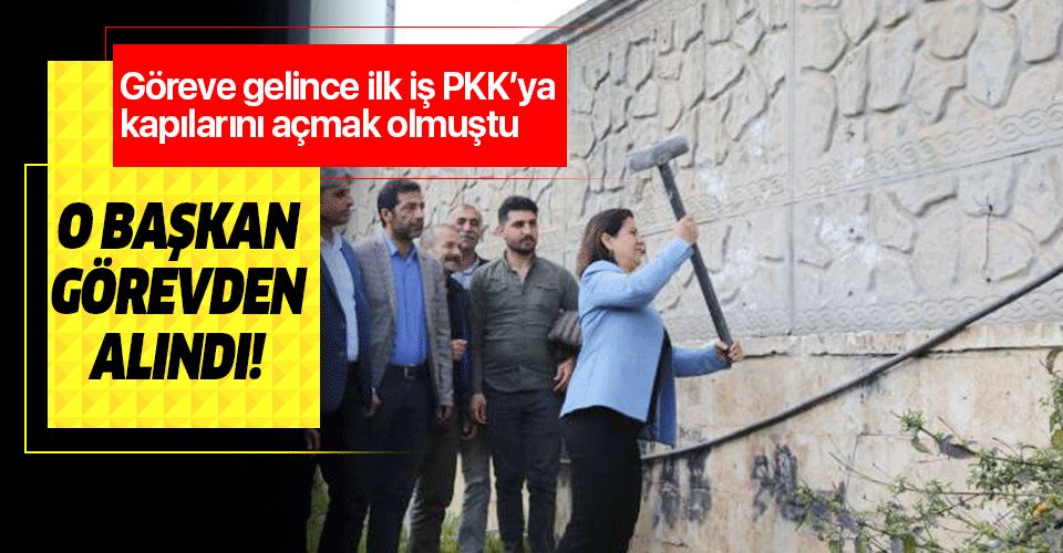 Güzel haber: PKK'ya kapılarını açan Nilüfer Elik Yılmaz görevden uzaklaştırıldı.