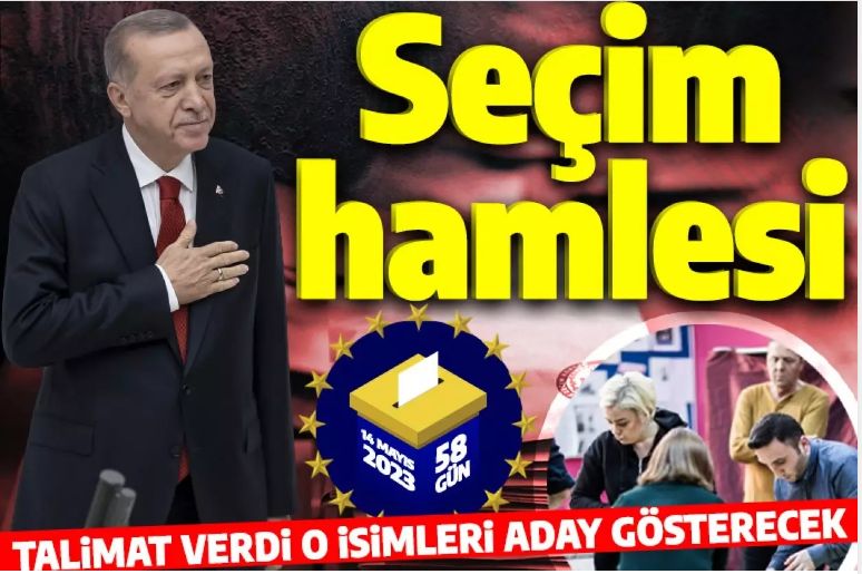 Cumhurbaşkanı Erdoğan'ın seçim stratejisi belli oldu! O isimleri aday gösterecek