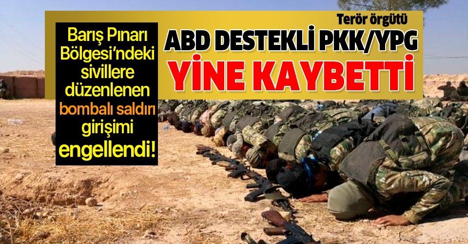 Barış Pınarı Bölgesi'ne PKK/YPG tarafından düzenlenen bombalı terör saldırısı önlendi