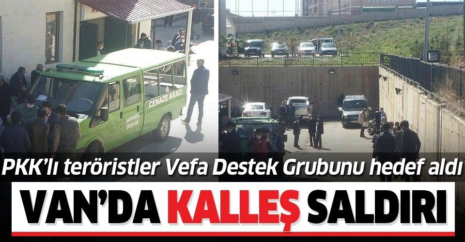 Son dakika: PKK'dan kalleş saldırı! Van'da Vefa Sosyal Destek Grubu görevlisi 2 kişi şehit oldu