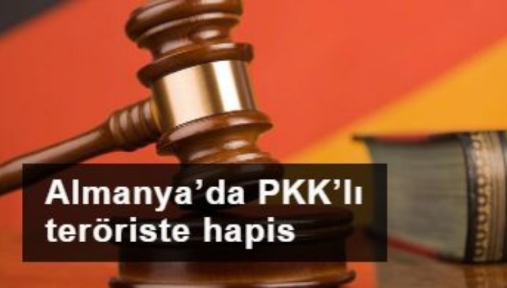 Almanya’da PKK’lı teröriste hapis cezası