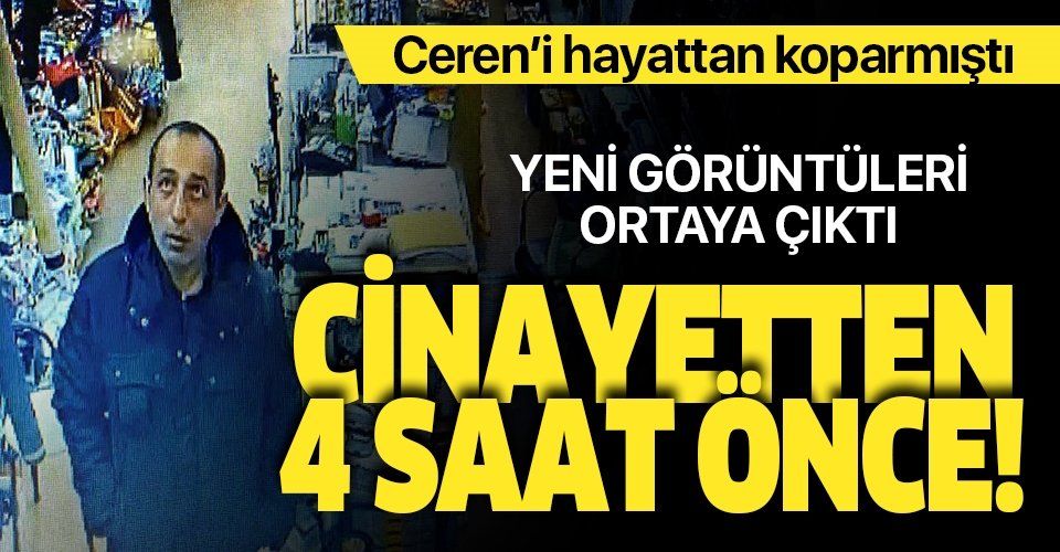 Ceren Özdemir'in katili Özgür Arduç'un yeni görüntüleri ortaya çıktı! Cinayetten önce zıpkın çalmak için....