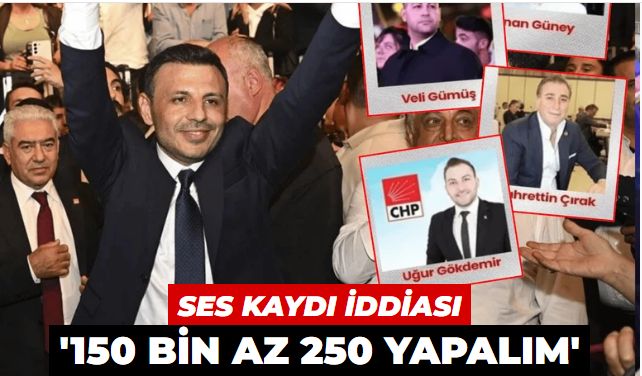 Kurultay pazarlığında ses kaydı iddiası: '150 bin az 250 yapalım'